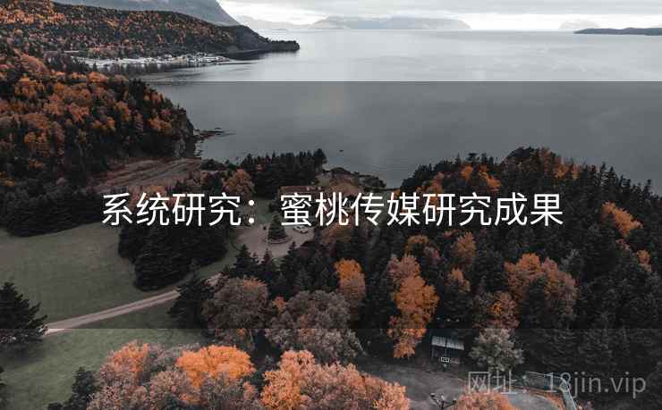 系统研究:蜜桃传媒研究成果