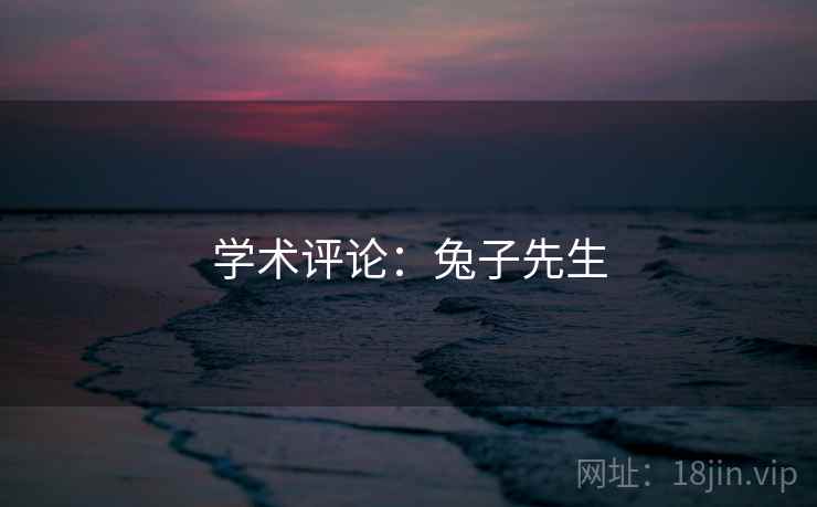 学术评论:兔子先生