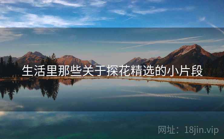 生活里那些关于探花精选的小片段