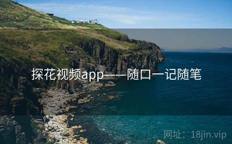 探花视频app——随口一记随笔