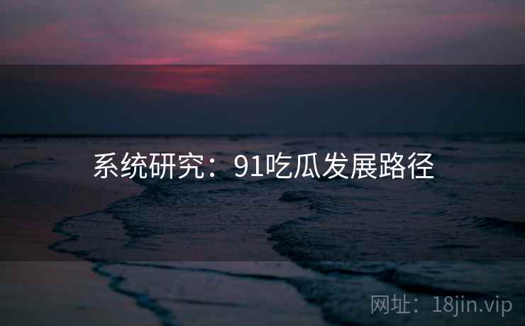 系统研究:91吃瓜发展路径